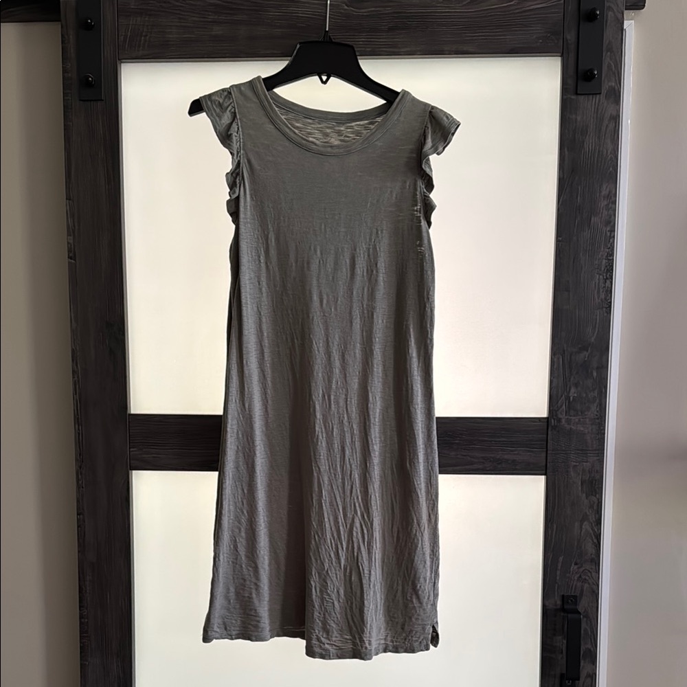 Olive Greige Sleeveless Dress